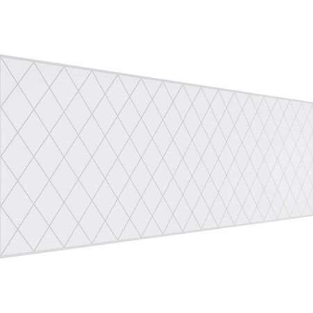 Ekena Millwork Set of Four Panels for 94 1/2"W x 36 1/4"H Checkerboard Fretwork Wainscot Wall Paneling WPKP18X01X47CBD